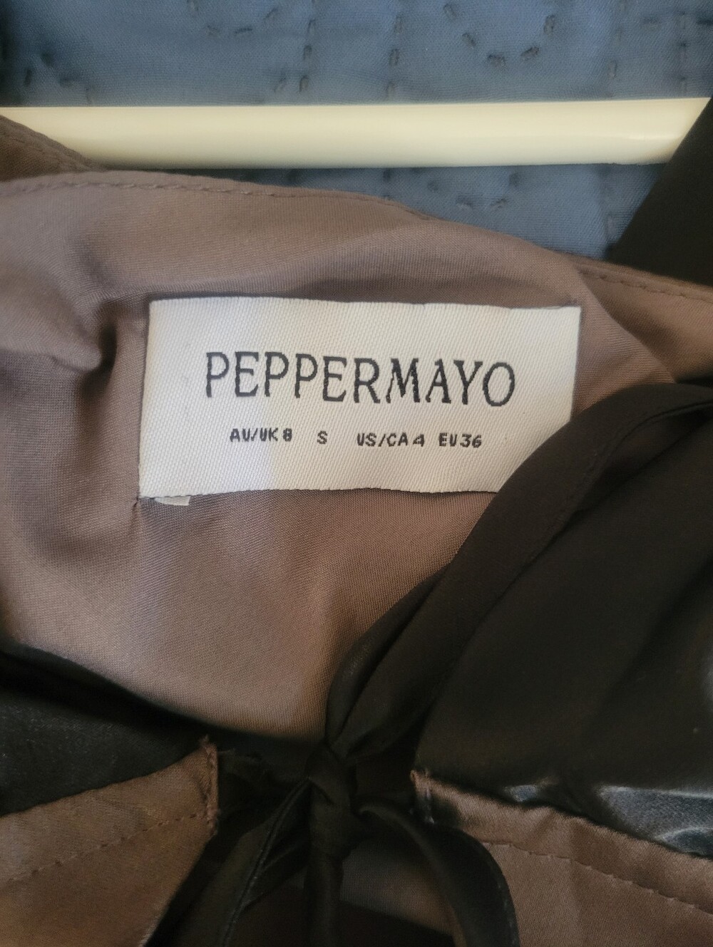 Peppermayo Black Backless Women's Dress